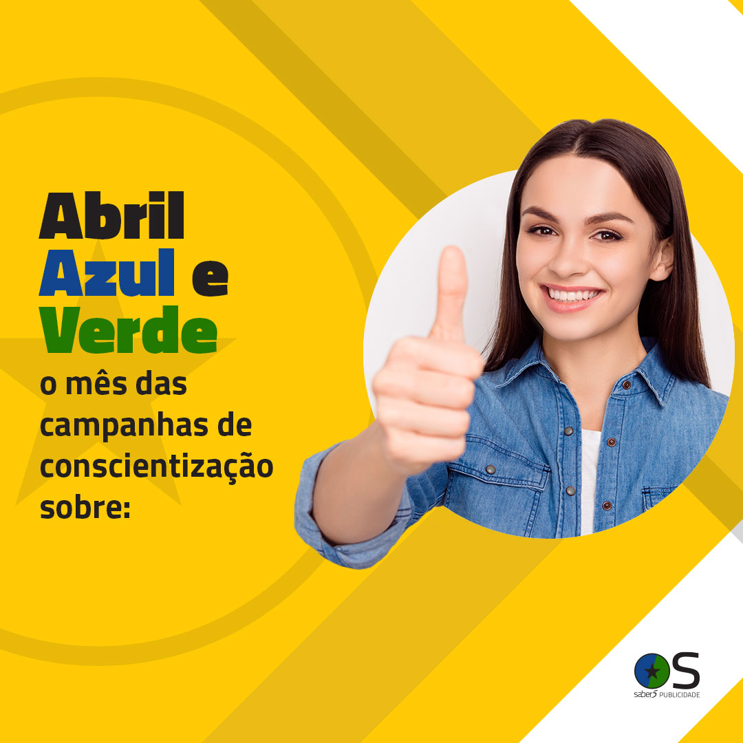 campanha abril azul e verde